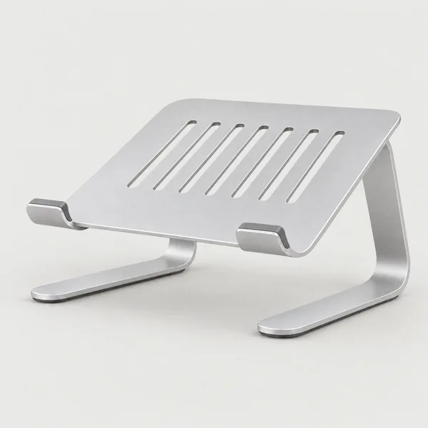 Aluminium laptop riser stand